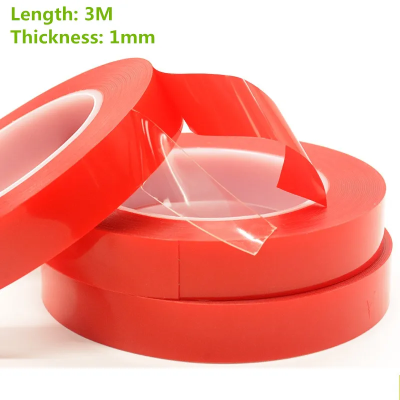3 Meters Red High Strength Acrylic Double sided Mobile Phone Repairing