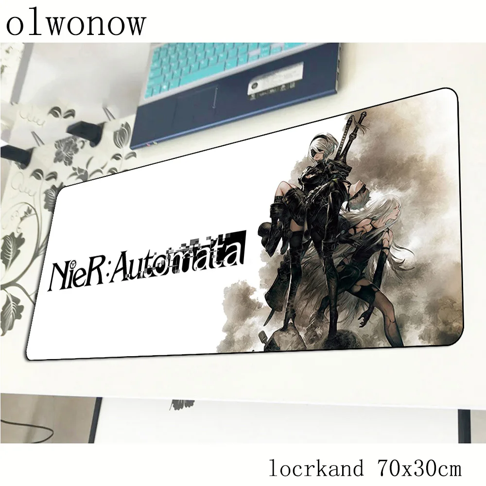 Nier automata коврик для мыши HD шаблон компьютерный геймер Коврик 70x30 см padmouse модный Для