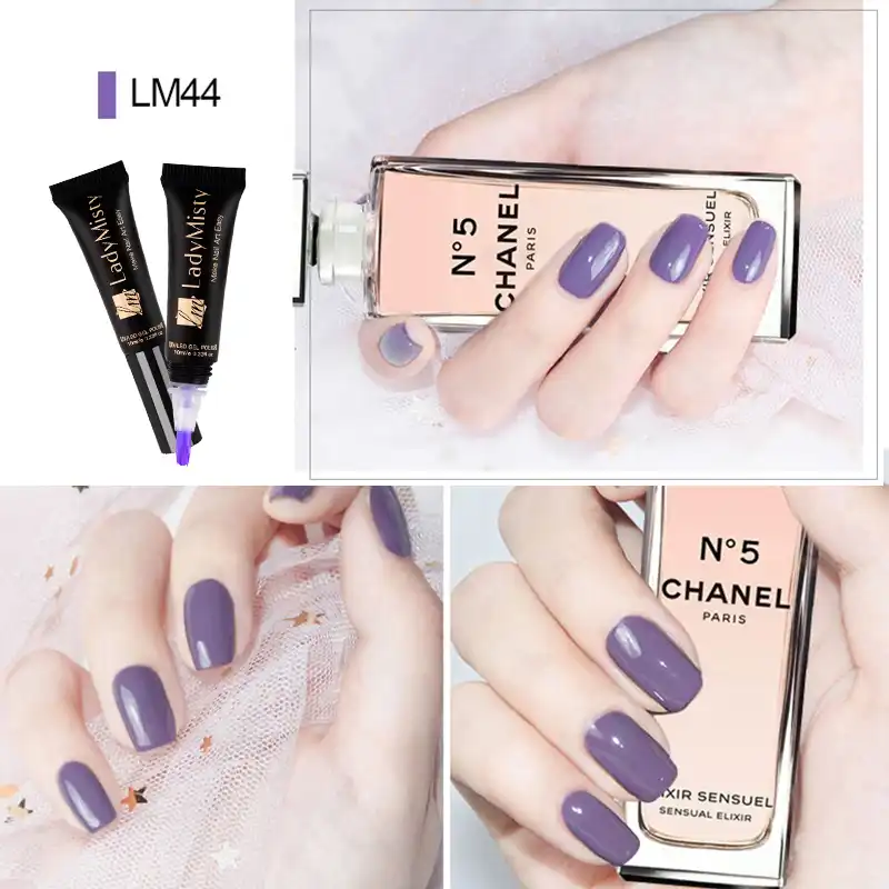 Ladymisty 31 58 Solid Color 10ml Dawdler Gel Nail Polish Semi Permanent Soak Off Nail Art Uv Led Manicure Gel Varnish