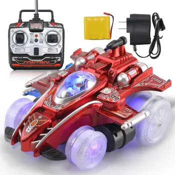 

RCtown Creative Interesting Luminous Remote Control Toy Stunt Car Drift Vehicle Upright Walk Gift for Birthday Christmas