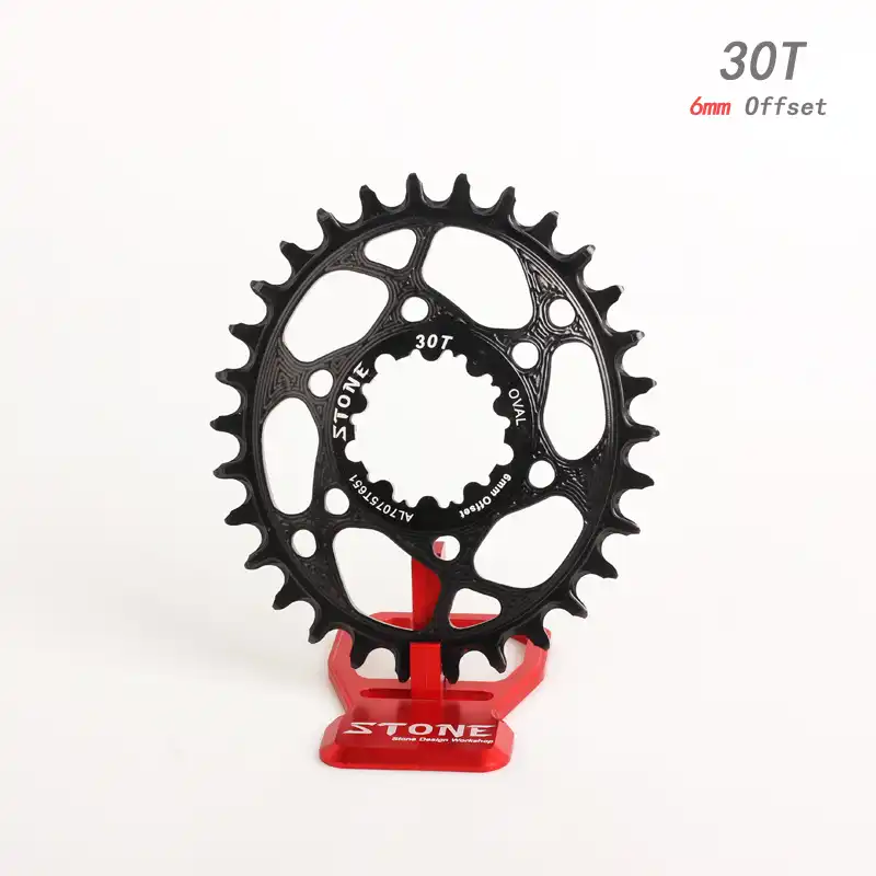 Stone MTB Bike Oval Single Chainring 6mm Offset for SRAM xx1 xo1 eagle gx 30-38T