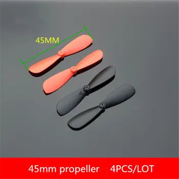 

4PCS/LOT 1SET DM011 45mm Propeller Coreless Motor fittings Model Four-axis aircraft motor Output axis 0.8 MM