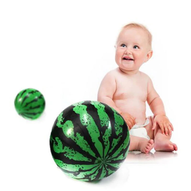Cute Watermelon Elastic Sponge Body Bouncy Squeeze Baby Kids Ball Toys