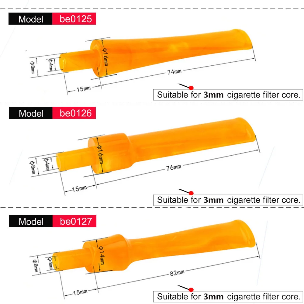 Ru-MUXIANG прямой/изогнутый/длинный/седло стволовых табачных труб мундштук подходит 9 мм и 3 мм Фильтры для курительной трубы be0111-be0137