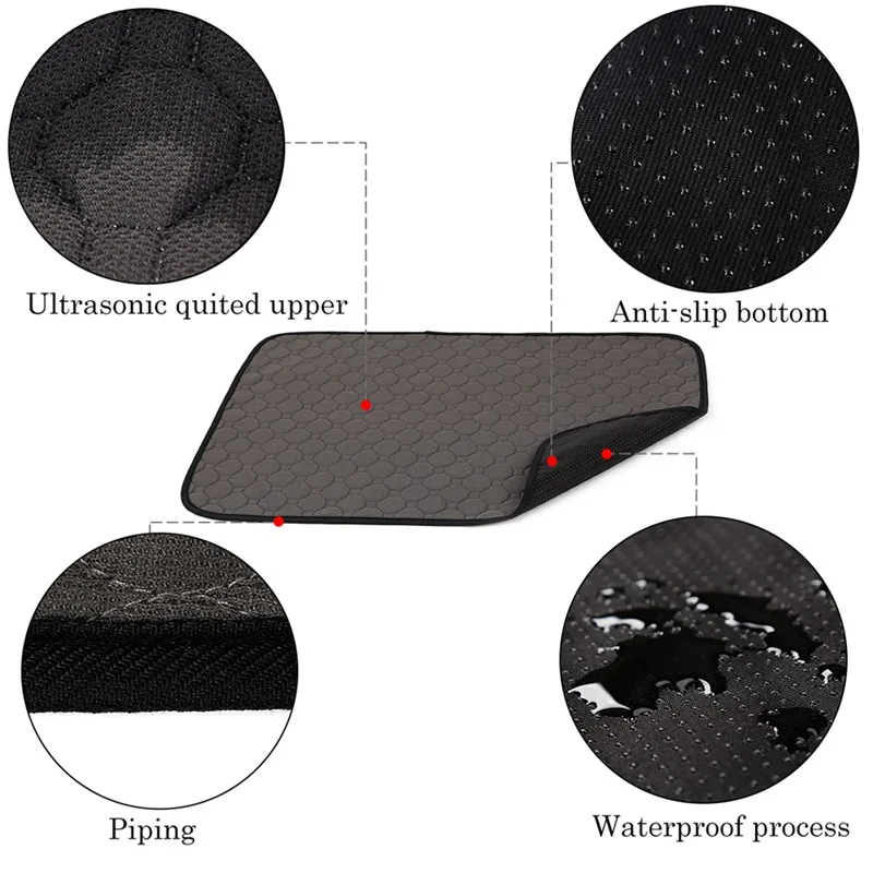 Собака моча абсорбент Тренировочный Коврик Водонепроницаемый моющийся многоразовый Защита окружающей среды пеленки коврик для маленьких собак, кролика, кошек