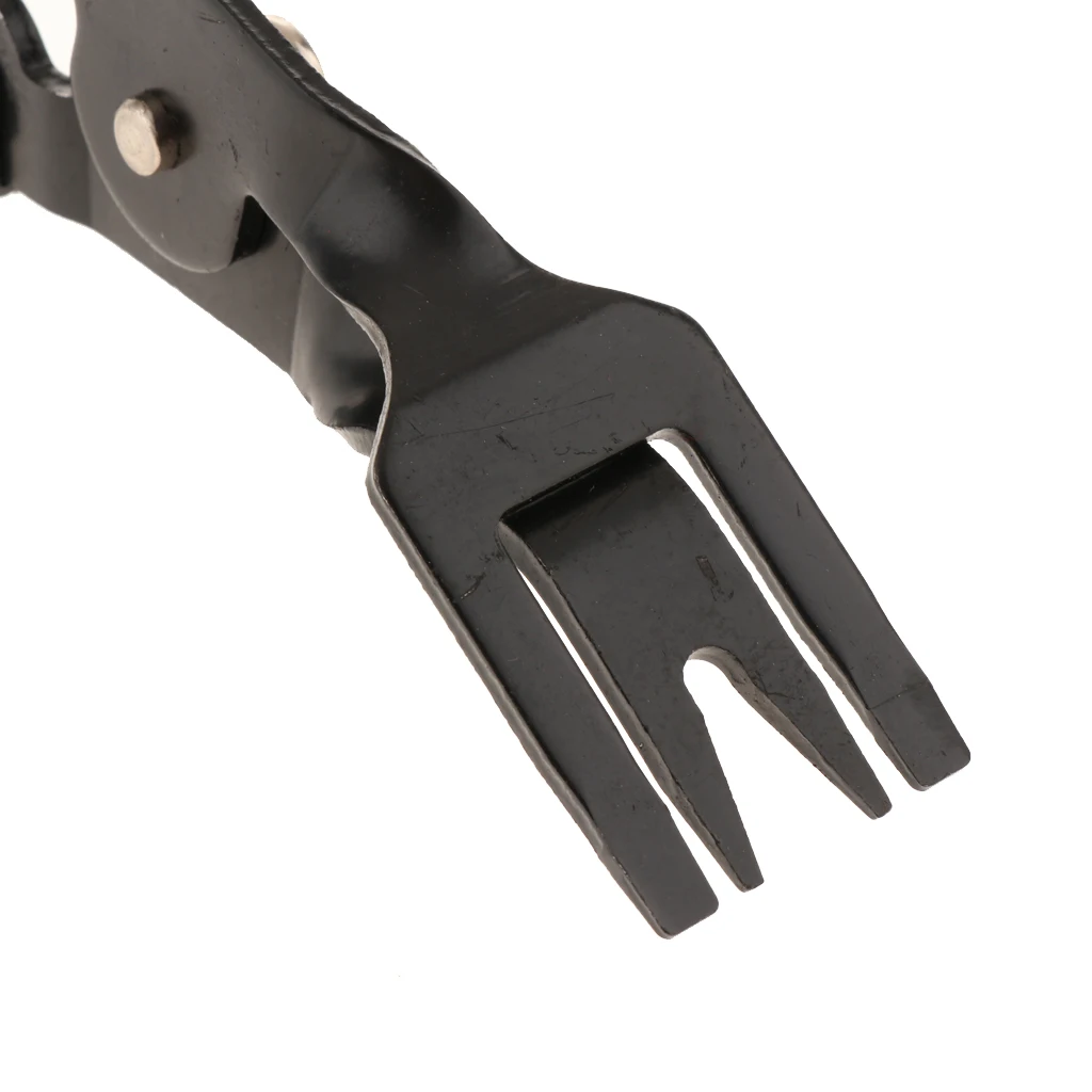 1 Pc Clip Pliers Fastener Remover Auto Upholstery Repair Kit with Rubber Handle for Car Door Panel Dashboard Removal Tool