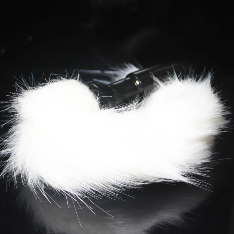 hh057Frisky Faux Fur fox Tail Silicone Butt Plug  (18)
