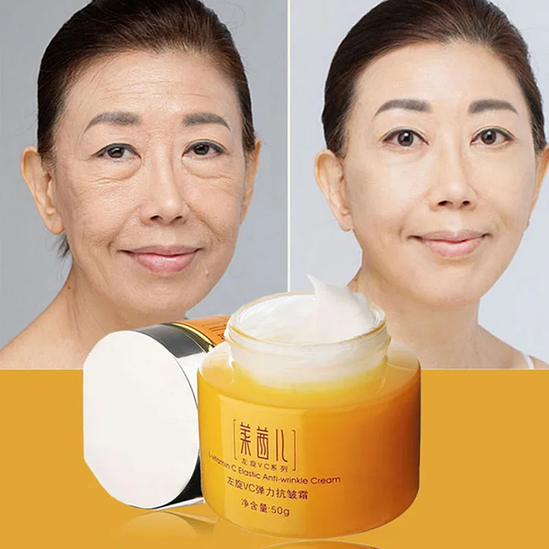 

Levo Vitamin C Elastic Anti-Wrinkle Cream For Aging Moisturizing Whitening Tightening Beauty Face Cream Korean Cosmetics
