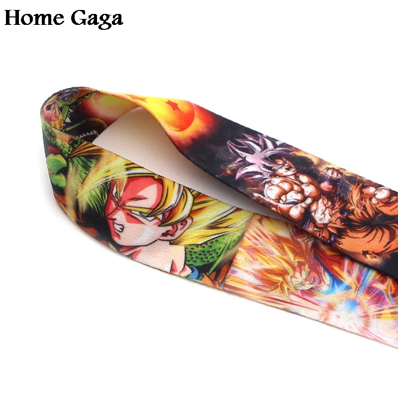 Homegaga Dragon Ball Сон Гоку Мультяшные шнурки на шею ремни для телефонов ключи бисера футляры для идентификационных карт брелок тесьма D0493