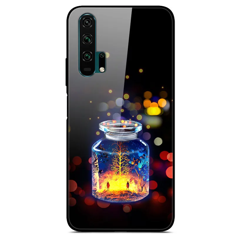 Premium Tempered Glass Hard Back Cover for Huawei Honor 20 Series