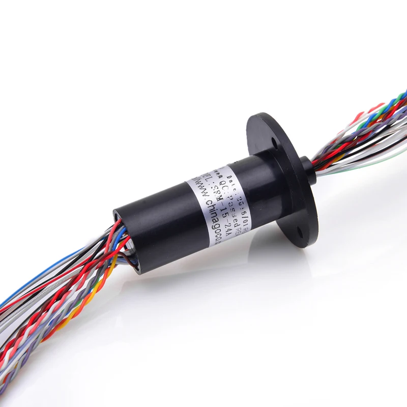 

Diameter 22MM 24 Channel 1.5A Rotary Electrical Connector Gimbal Slip Ring Brushed Gimbal Controller Flat Slipring Schleifring