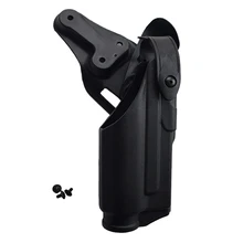 Glock 17 Тактический ремень кобуры светильник для наружного охотничьего оборудования Quick Drop RH талии Hoslter для Glock 17 19 22 23 31 32