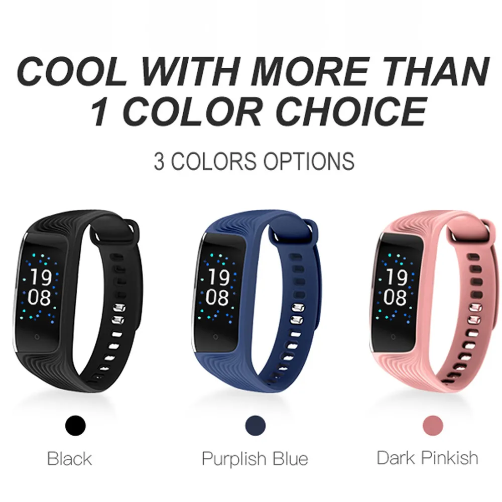 

New Multi-functional Smart Watch Wrist Band Sleep Fitness Activity Heart Rate Tracker Pedometer Bracelet Sports Watch For Adult
