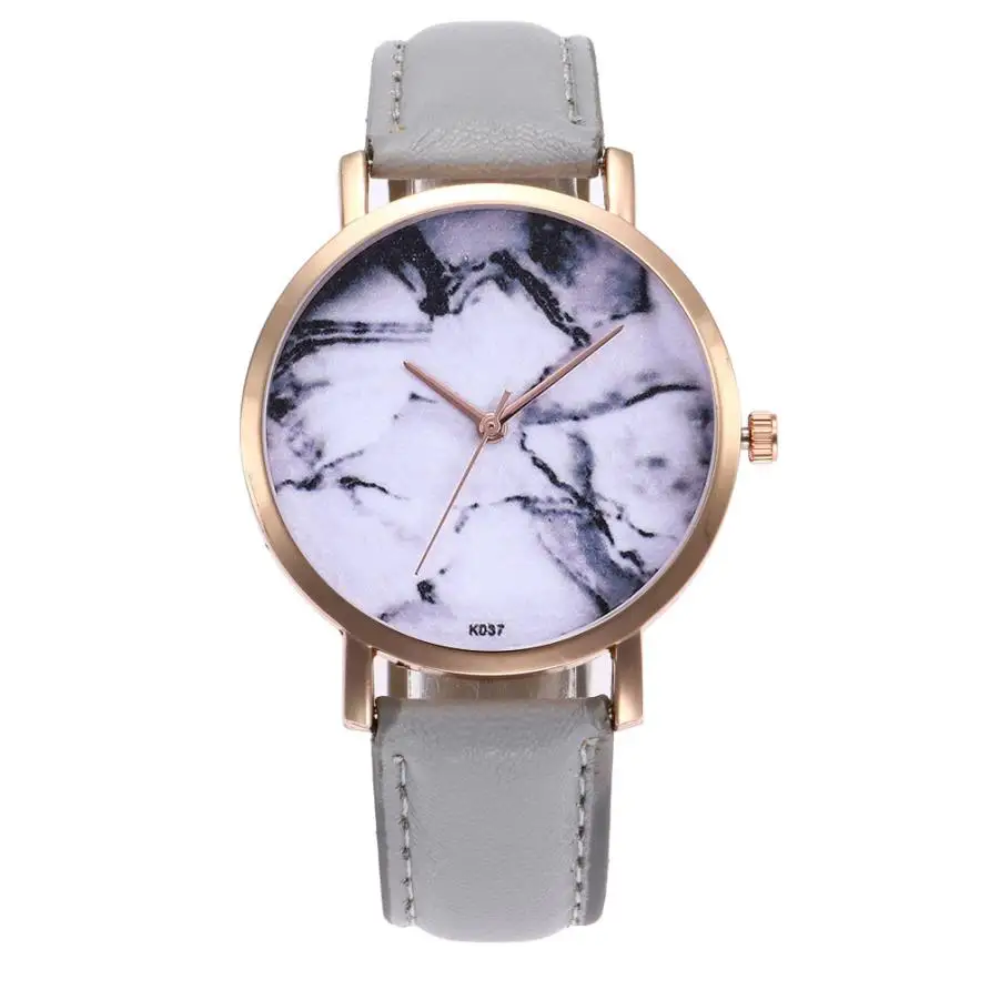 

Vintage Watch Women Simple Printing Dial Watches Female Clock Lady PU Leather Strap Quartz Wrist Watch Relogio Feminino #Zer