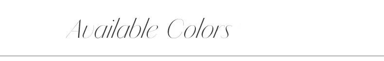available colors