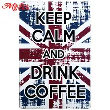 [Mike86] держать CARM и пейте кофе металлические знаки Ретро домашний Декор стены искусства Ретро Ремесло 20*30 см, в ассортименте предметы B-339