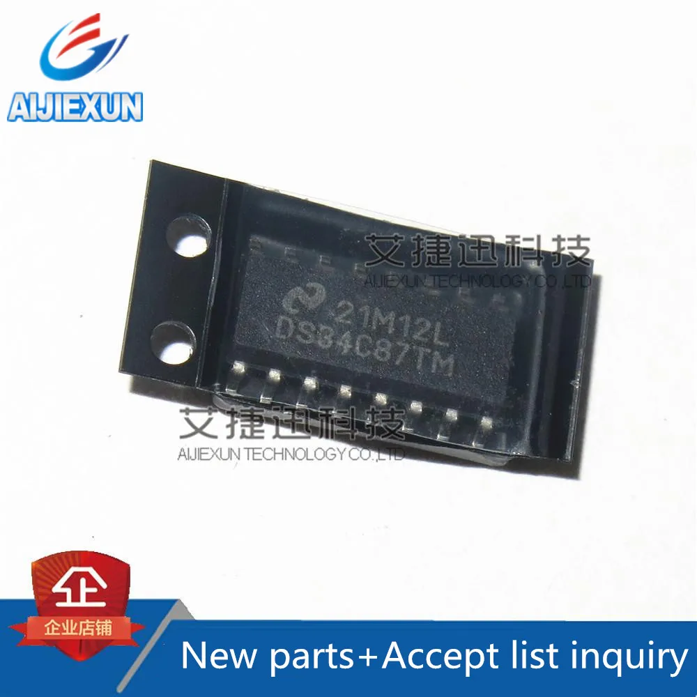 

10Pcs in stock DS34C87TM SOP16 DS34C87T CMOS Quad TRI-STATE Differential Line Driver 100% New and original
