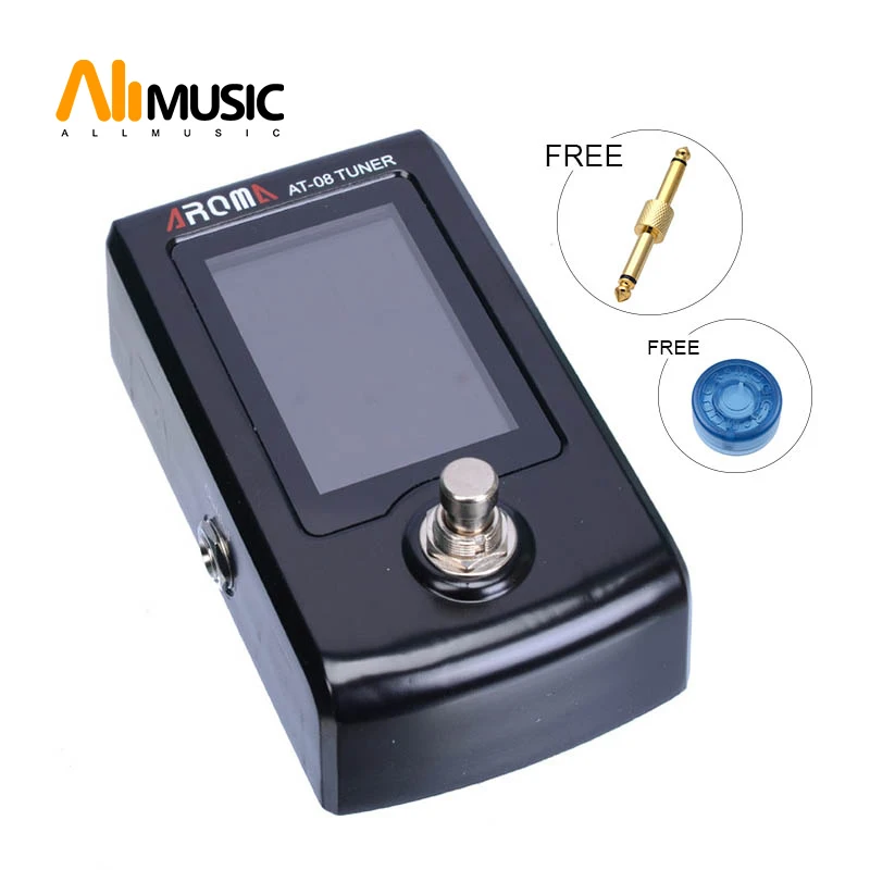 

Aroma AT-08 Metal Stomp Tuner 2 Color Screen Light Green-in Tune White-out of Tune