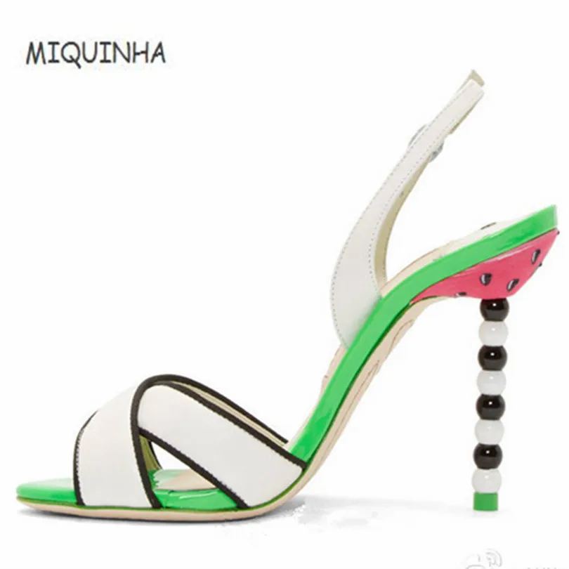 

2017New Fashion Style Superstar Designer Rome Watermelon Sandals Women Gladiator Party Shoes Ladies Open Toe Shoes Women Sandals