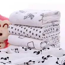 Лето 110 см X 110 см Мягкое хлопковое пеленание новорожденных Детское душевое полотенце для новорожденного Муслин Хлопок Пеленание Одеяла пеленание ребенка обертывание