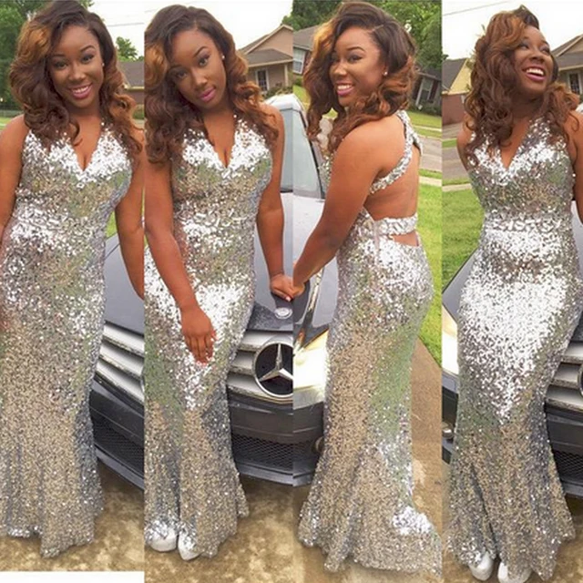 Silver Prom Dresses