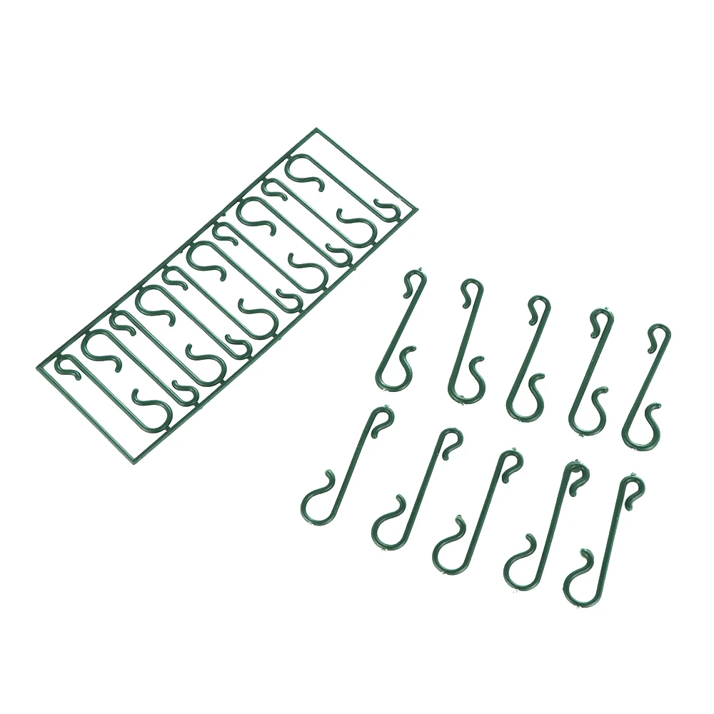 

100pcs/lot Christmas Hanging Hooks Christmas Tree Pendants Santa Claus Dolls Hanging Hooks Home Xmas Party Decoration