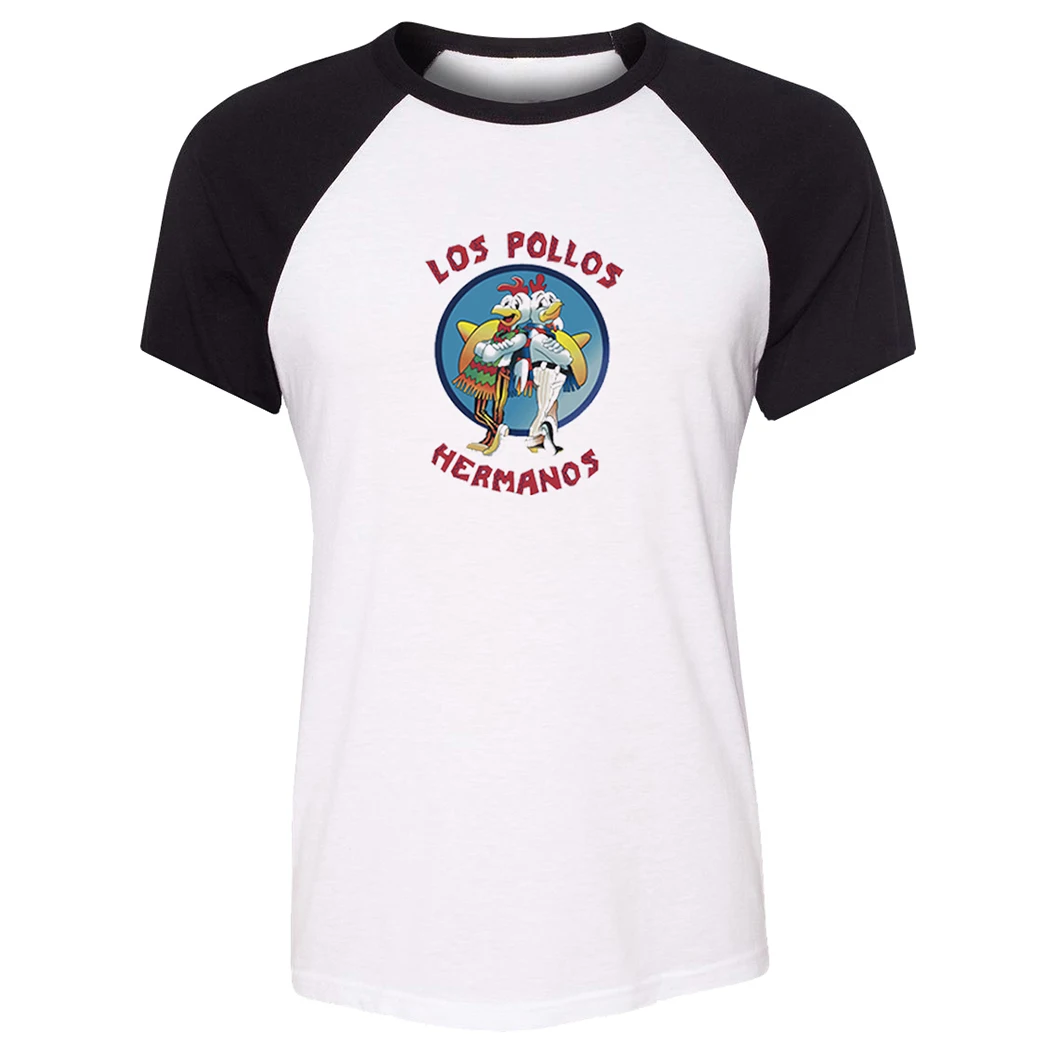

Funny LOS POLLOS HERMANOS Breaking Bad the chicken brothers Womens Ladies Printing T shirt Graphic Tee Shirt Cotton Tshirts
