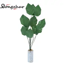 Dongzhur Miniaturas 1:12 мебель для кукольного домика зеленые растения банановое дерево DIY кукольный домик Миниатюрный Набор аксессуаров мини дерево Фортуны