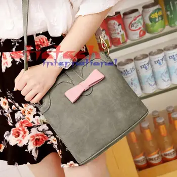 

by dhl or ems 20pcs New Arrival Nubuck Leather Small Women Shoulder Bag Fashion Bucket Crossbody Bag For Women School Bag