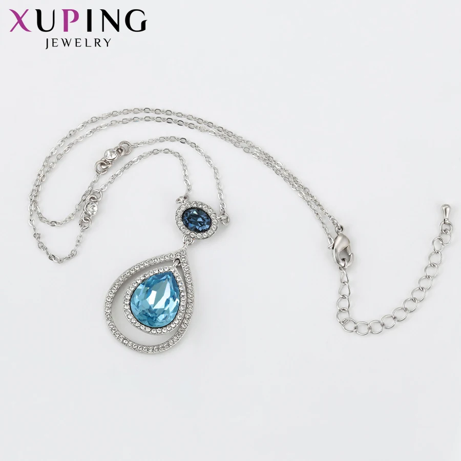 Xuping модные Кристаллы от Swarovski Романтический Цепочки и ожерелья ювелирных изделий