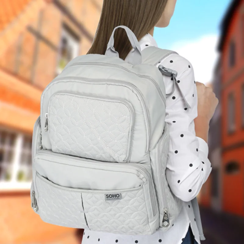 5 Pcs Baby Diaper Bag Large Capacity Baby Care Nappy Bags Multifunction Stroller Hang Tote Mummy Nylon Backpack Mochila BB6029 (10)