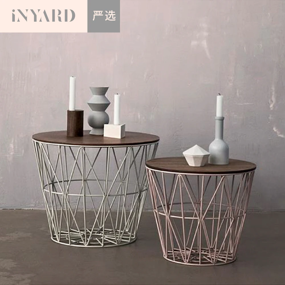 

[InYard selected] Nordic 2/iron art collection basket/cashier basket/collection/clothing/books, home furnishings