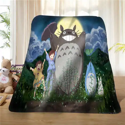 На заказ totoro_and_jiji__ b(1) одеяло мягкий флис DIY ваша фотография украшение спальня диван мульти размер#929-02-001-47 - Цвет: Blanket