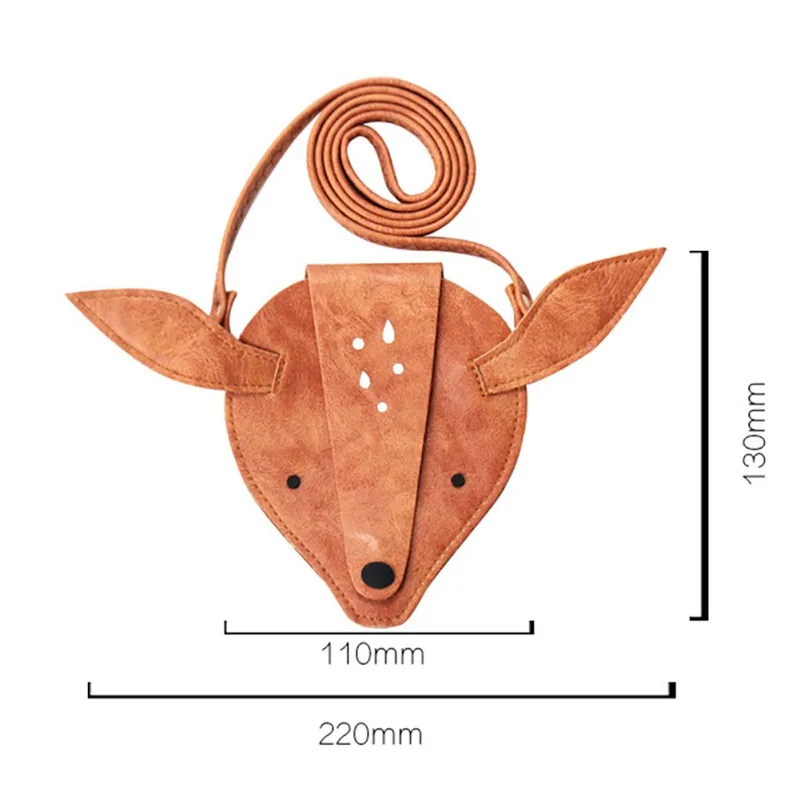 Лидер продаж года; женские мини-сумки с застежкой и застежкой в виде животных; модная детская сумка-мессенджер из искусственной кожи для девочек