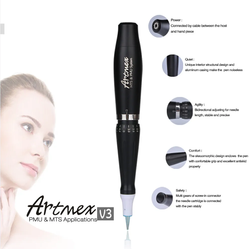 

Artmex V3 Professional Tattoo Machine Rotary Tattoo Pen Mastor Digital Tattoo Permanent Makeup Device Dropshipping Supported