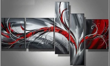 

Cuadros Decoracion 5 piece panel canvas art Modern abstract hand painted picture oil painting 23