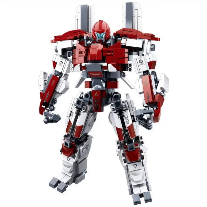 Тихоокеанский обод Mecha собраны строительные блоки развивающие игрушки Мстители