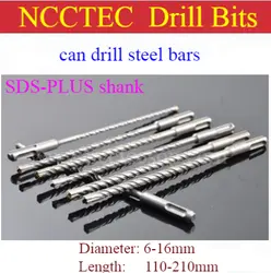 [Can drill steel bars] [SDS-PLUS + поперечная головка] 6 8 10 11 12 14 15 16 мм 4 фрезы твердосплавные стены Ядро сверла Отверстие пила двойная флейта