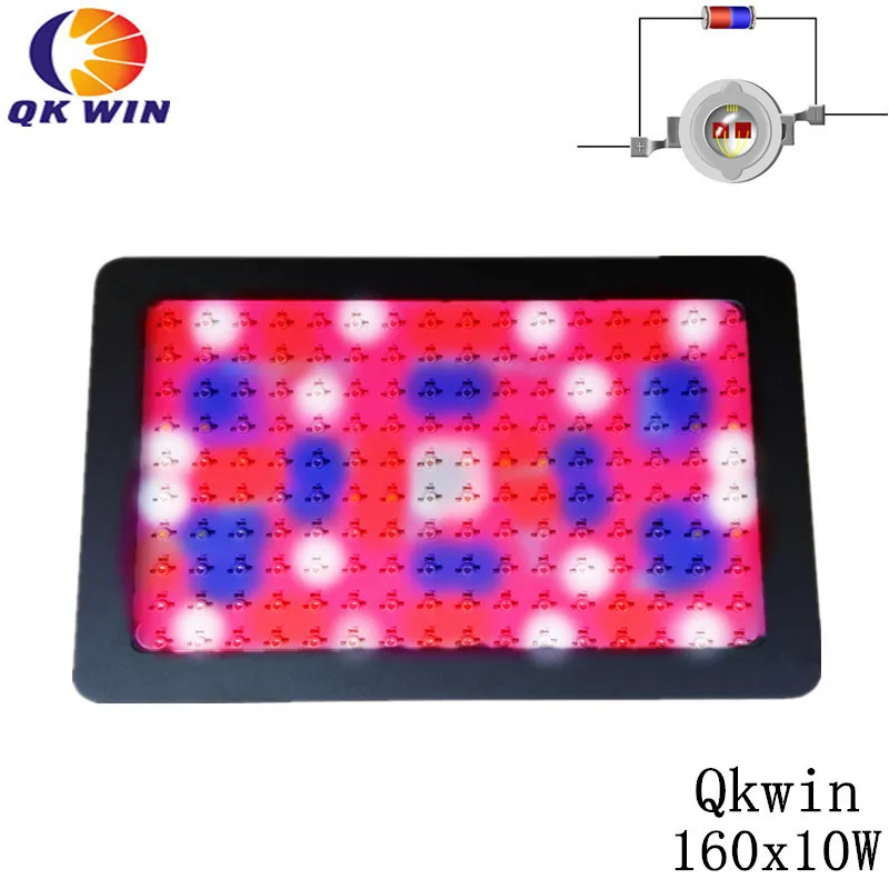 Qkwin high power 1600W LED Grow Light 160x10w double chip 370W built with lens Full Spectrum for Hydroponic Planting shipping
Qkwin high power 1600W LED Grow Light 160x10w double chip 370W built with lens Full Spectrum for Hydroponic Planting shipping