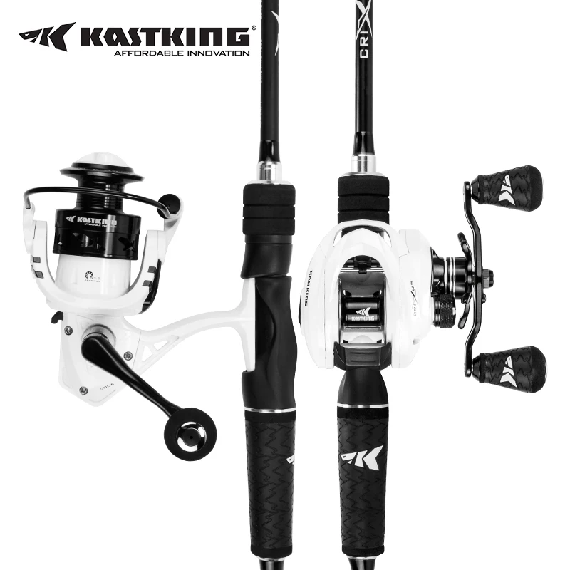Kastking Crixus الغزل الصيد بكرة و قضيب ، الصب قصبة الصيد و Crixus Baitcasting الصيد بكرة ، بكرة الأسماك قضيب كومبو