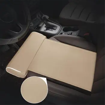 

Car Seat Cushion Foot Support Leather cushion Leg Longer Car Seat Cushion Knee Pad Thigh Support cushion Car Accessories