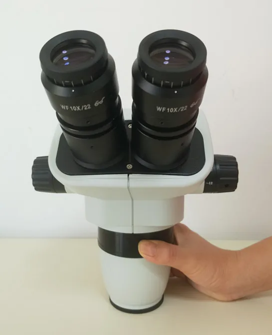 Профессиональный бинокулярный стереомикроскоп WF10X 6 7x 45X с зумом головка