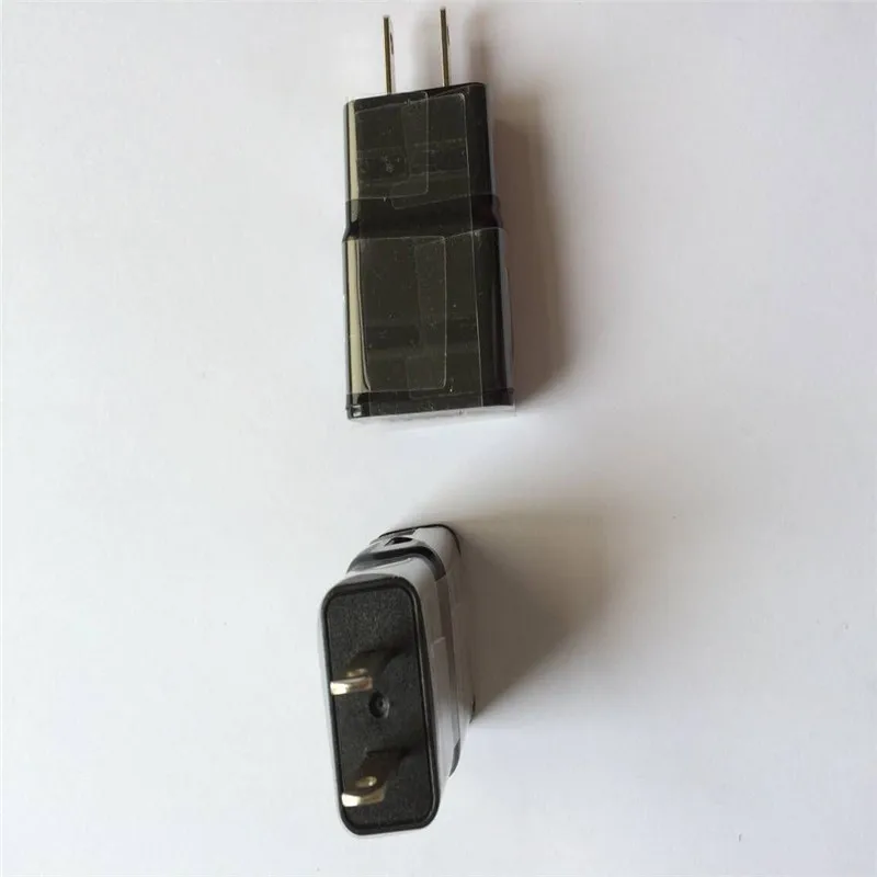 

2 PCS a set black color ! US port mobile phone charger USB travel Charger 110V Wall charger For Iphone and for all Android