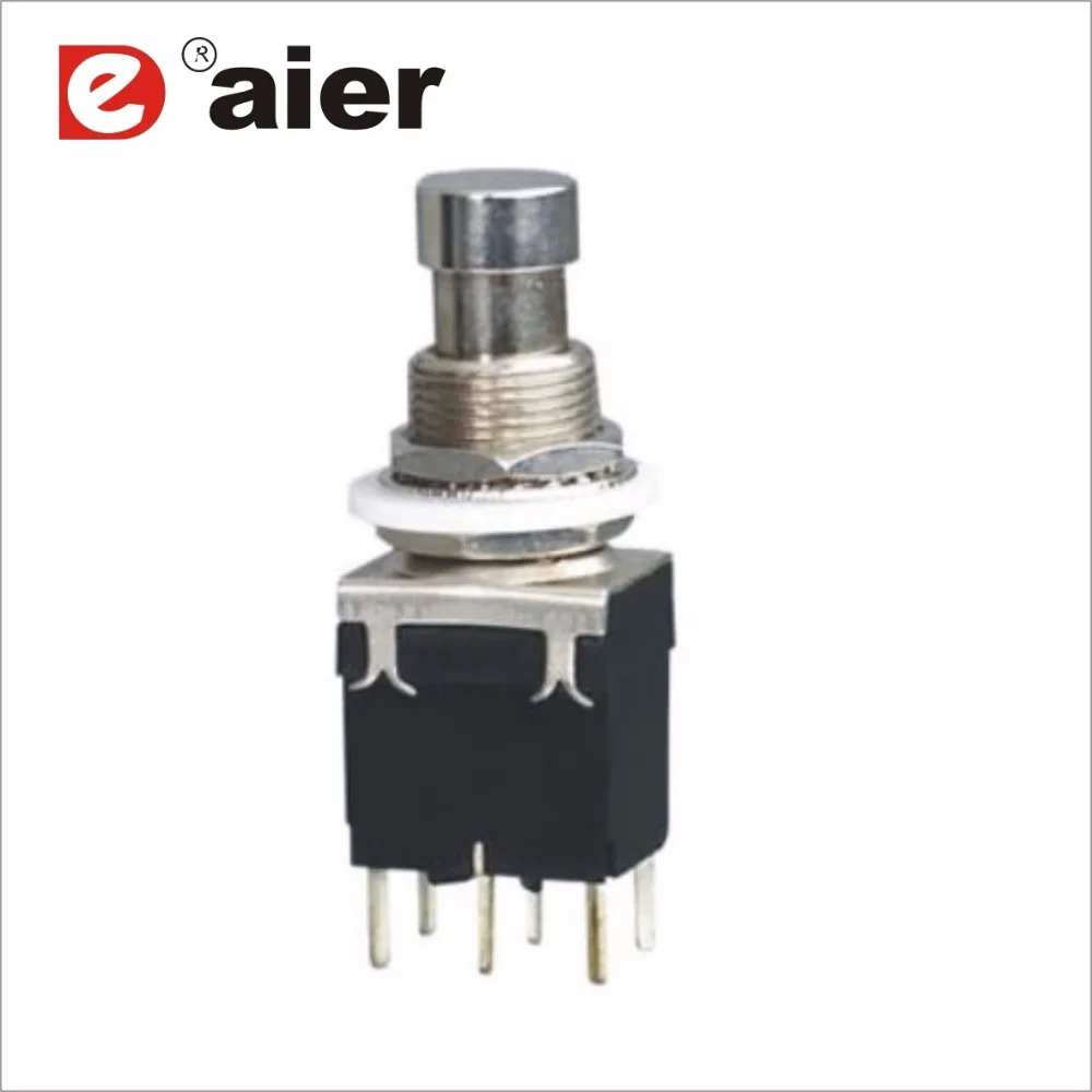 25PCS PBS-24-212P dpdt momentary foot switch with PCB plug