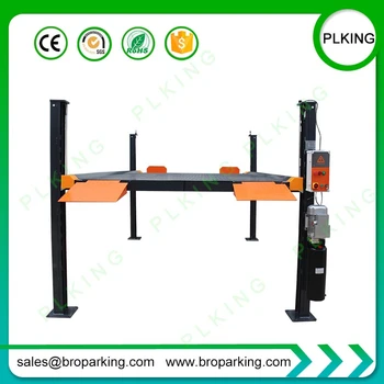 

Out and Indoor portable 4 Post Car Simple Parking Lift
