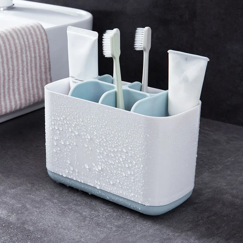 

Toothbrush Holder Creative detachable toothbrush toothpaste storage rack box Multifunctional Kitchen Bathroom Desktop Organizer