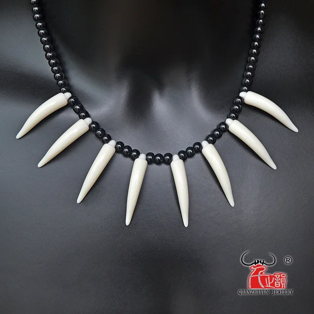 Tribal Bone Pendant Old Carved Bone Tribal Face Mask Pendant