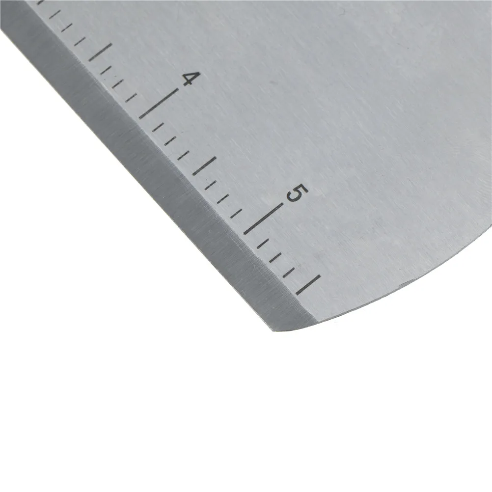 1 шт. лопатка-скребок из нержавеющей стали нож для теста резак с измерением