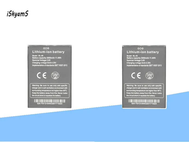 ISkyamS 2x3000 мАч BL 09 Высокое качество Замена батареи для THL T9 Pro Batterie Batterij