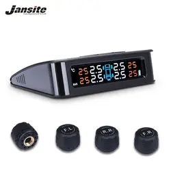 Jansite автомобиля TPMS шин давление мониторинга системы Солнечный мощность зарядки беспроводной внешний или внутренний датчики